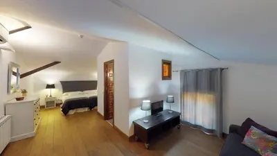 Cama o camas de una habitación en Villa Cornelius Lujo Rural 5 Estrellas Verdes
