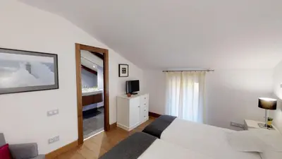 Cama o camas de una habitación en Villa Cornelius Lujo Rural 5 Estrellas Verdes