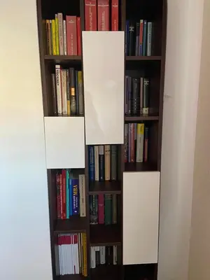 Biblioteca en el apartamento