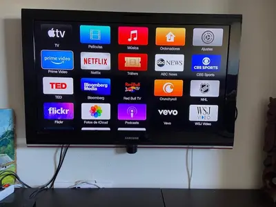 Una televisión o centro de entretenimiento en Vivienda Turística Mi Terraza