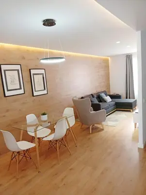 Zona de estar de ParrApartamentos Cáceres