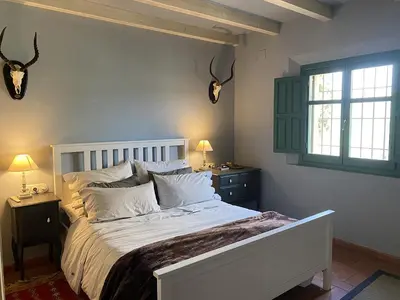 Cama o camas de una habitación en EL BAUZAL DE TRUJILLO