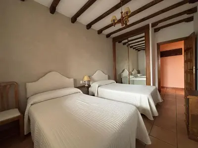 Cama o camas de una habitación en Casa de turismo rural - Mirador de Santa Marina