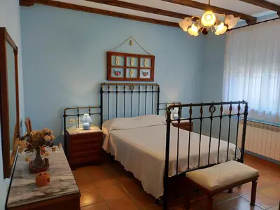 Cama o camas de una habitación en Casa de turismo rural - Mirador de Santa Marina
