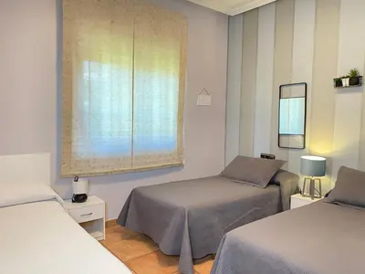 Cama o camas de una habitación en Casa Pedraza CON PISCINA PRIVADA