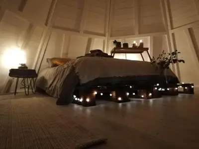 Plano de Glamping The Teepee