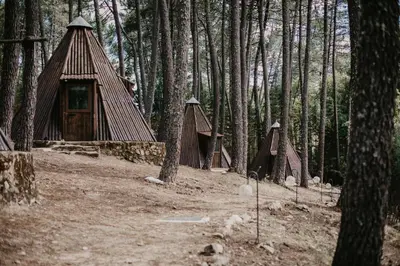 Plano de Glamping The Teepee