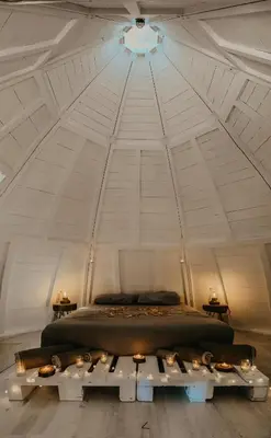 Plano de Glamping The Teepee