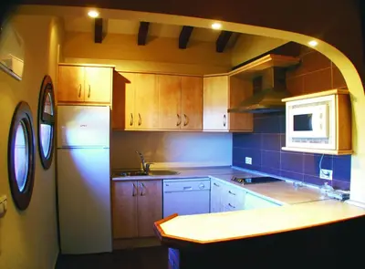 Una cocina o zona de cocina en Casas Rurales Manolo