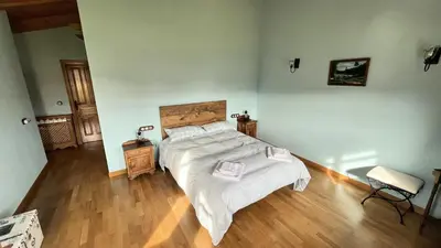 Cama o camas de una habitación en La Puerta de Gredos