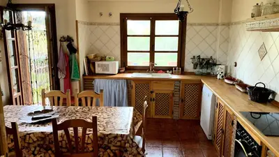 Una cocina o zona de cocina en La Puerta de Gredos