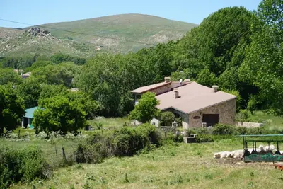 Paisaje cerca de este chalet de montaña