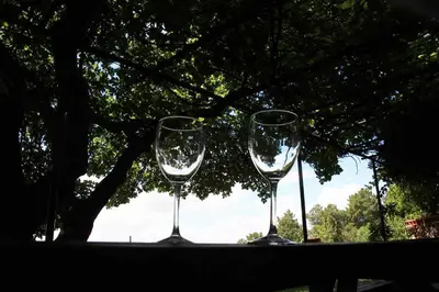 Jardín al aire libre en Casa Rural - Apartamentos Atuvera
