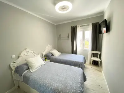 Cama o camas de una habitación en El piso del rastro