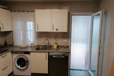 Una cocina o zona de cocina en Apartamento Ceclavín