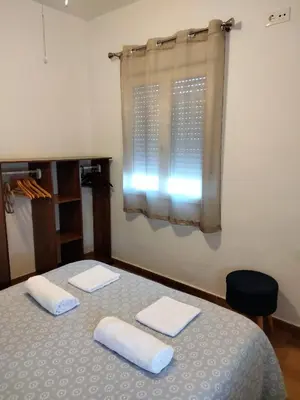 Cama o camas de una habitación en Apartamento Ceclavín