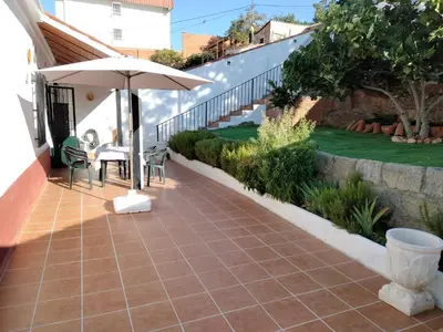 Jardín al aire libre en Apartamento Ceclavín