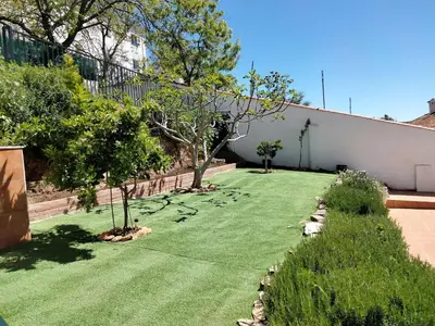 Jardín al aire libre en Apartamento Ceclavín