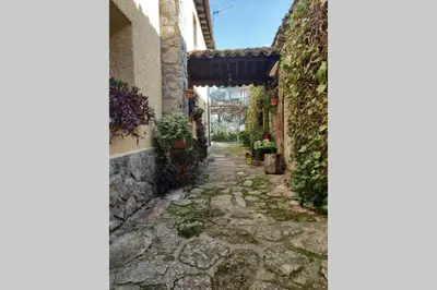 Jardín al aire libre en Apartamento La Parra