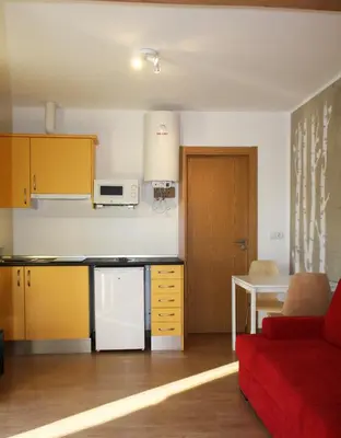 Una cocina o zona de cocina en Veragua. Glamping y Apartamentos turísticos