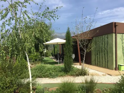 Jardín al aire libre en Veragua. Glamping y Apartamentos turísticos