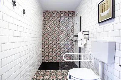 Un baño de Apartamentos Rurales Cielo de Monfragüe