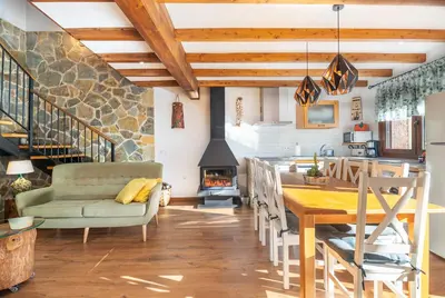 Zona de estar de Casa Rural La Chopera del Jerte