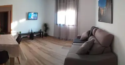 Zona de estar de Apartamentos El Arenal