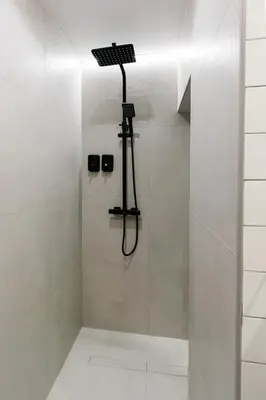 Un baño de Estupendo Piso de 2 dormitorios en la Gran Vía. A/A. Wifi.