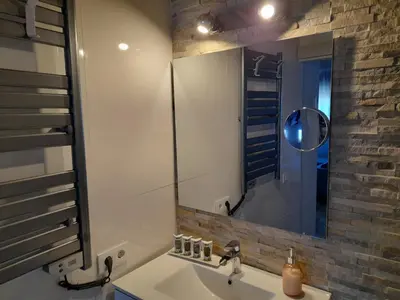 Un baño de Apartamentos Callampa