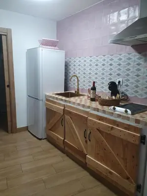 Una cocina o zona de cocina en Apartamentos Callampa
