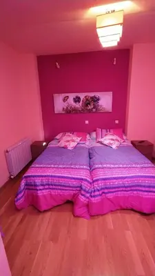 Cama o camas de una habitación en Villa Moreno Vivienda uso turístico