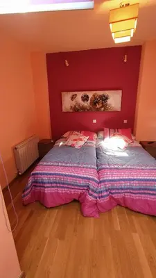 Cama o camas de una habitación en Villa Moreno Vivienda uso turístico