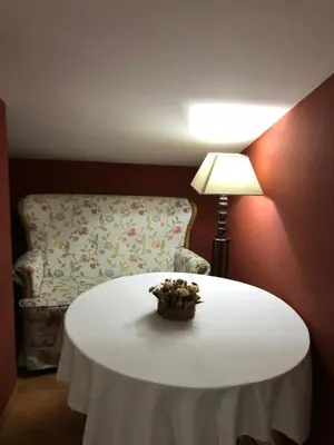 Zona de estar de Hostal La Caballeriza