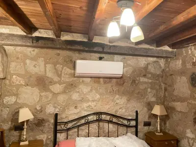 Cama o camas de una habitación en Casa Rural Neira