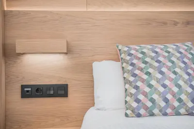 Cama o camas de una habitación en Hotel Ciudad De Ávila