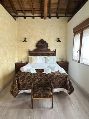Cama o camas de una habitación en D' Anta Casa de la Luz