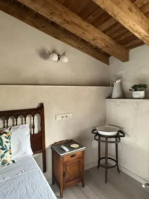 Cama o camas de una habitación en D' Anta Casa de la Luz