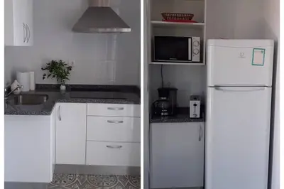 Una cocina o zona de cocina en El Mirador de Santiago