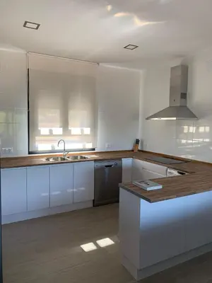 Una cocina o zona de cocina en Casa Rural Camino de la Data