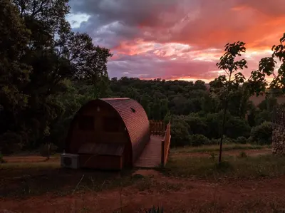 Paisaje cerca of this country house
