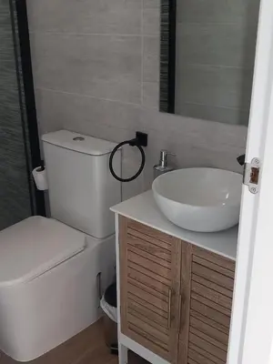 Un baño de Bungalow Sierra San Vicente