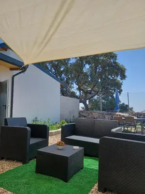 Zona de estar de Bungalow Sierra San Vicente