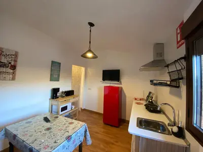 Una cocina o zona de cocina en Casas Rurales Prunus avium