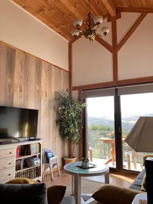 Paisaje cerca de este chalet de montaña