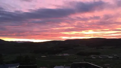 Paisaje cerca de este chalet de montaña