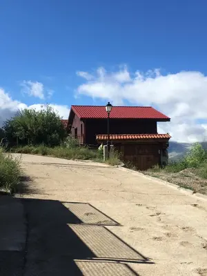 Paisaje cerca de este chalet de montaña