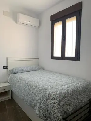 Cama o camas de una habitación en La fuentenita