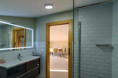 Un baño de Apartamentos Rurales La Gloria de Yuste