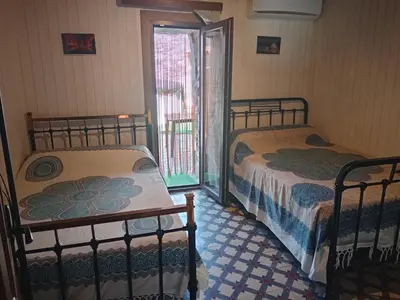 Cama o camas de una habitación en El Canchal de Eladia